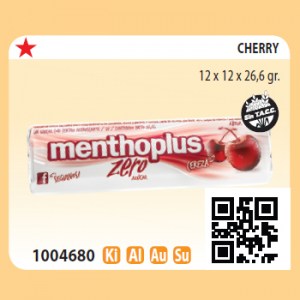 Menthoplus Zero Cherry 12 x 12 x 26,6 gr